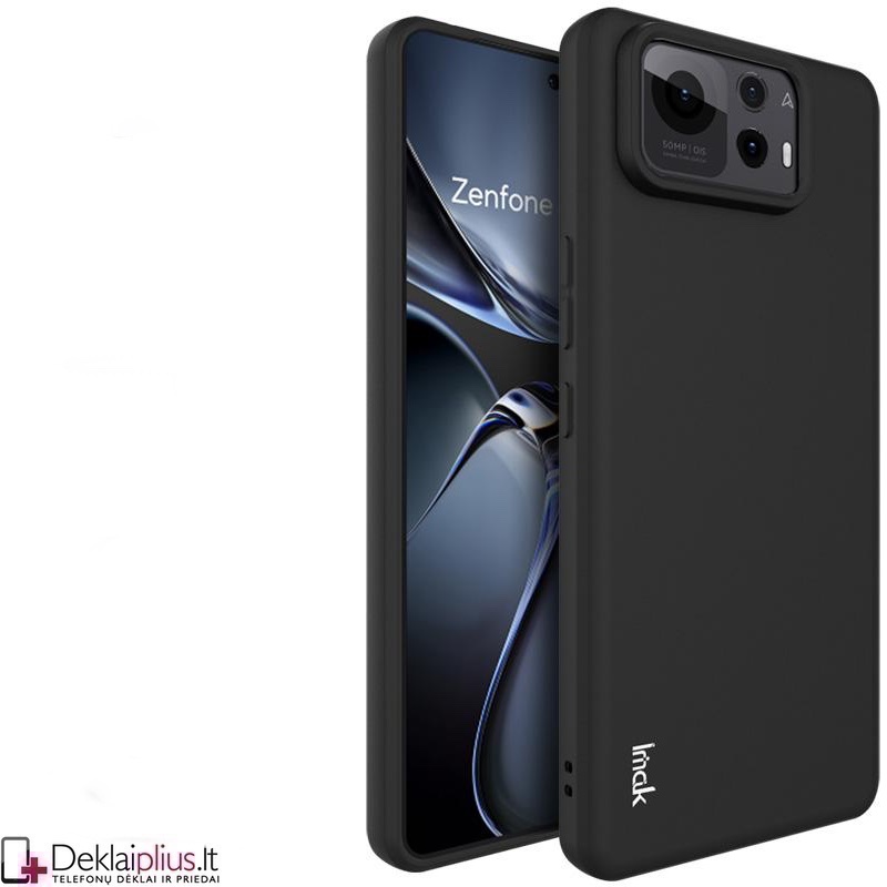 Silikoninis plonas dėklas - juodas (Asus Zenfone 12 Ultra) Silikoninis plonas dėklas - juodas (Asus Zenfone 12 Ultra)